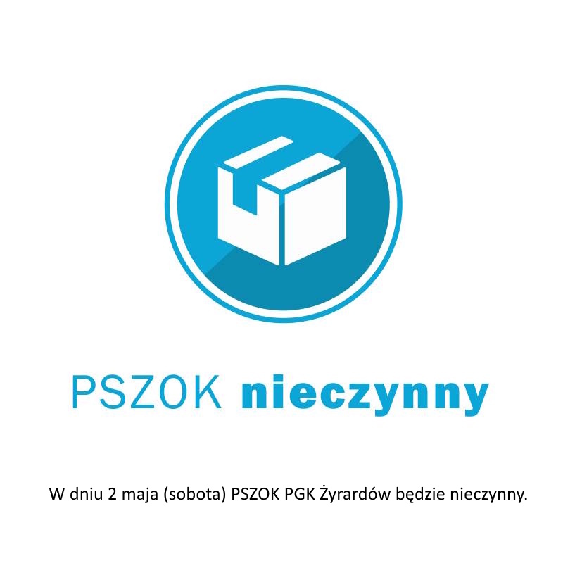 W dniu 2 maja (sobota) PSZOK PGK Żyrardów będzie nieczynny.