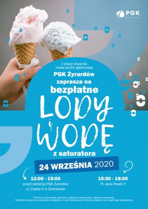 Lody i woda - plakat