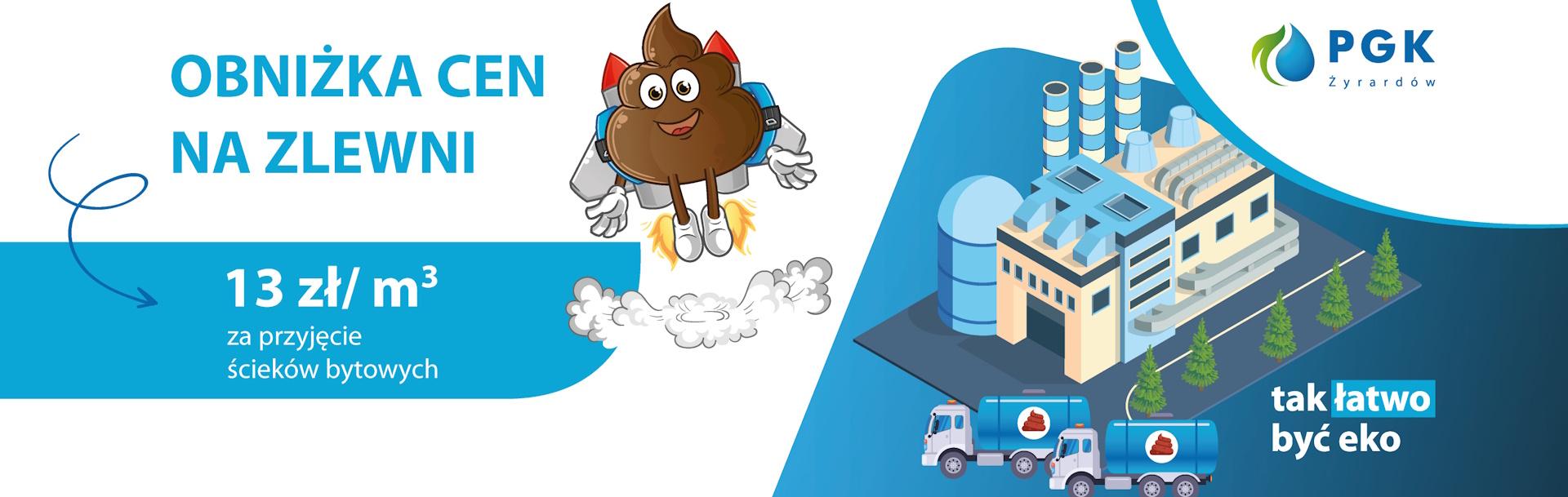 Obniżka cen na zlewni