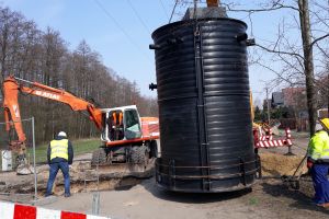 Zakończenie budowy sieci wod-kan w ul. Wypoczynkowej.